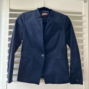 Banana Republic Navy Velvet blazer - size 0